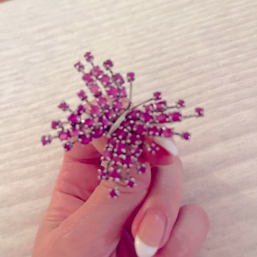 Ruby Butterfly Ring - image 2